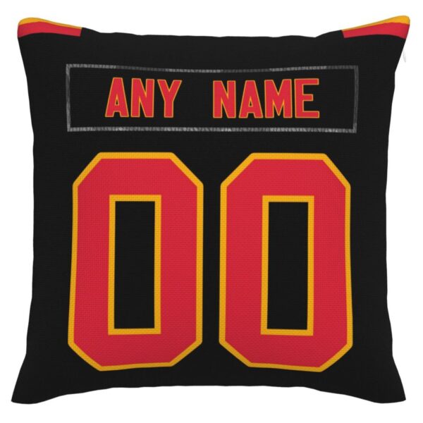 Custom KC.Chiefs Pillow Decorative Throw Pillow Case - Print Personalized Football Team Fans Name & Number Birthday Gift Football Pillows - Image 3