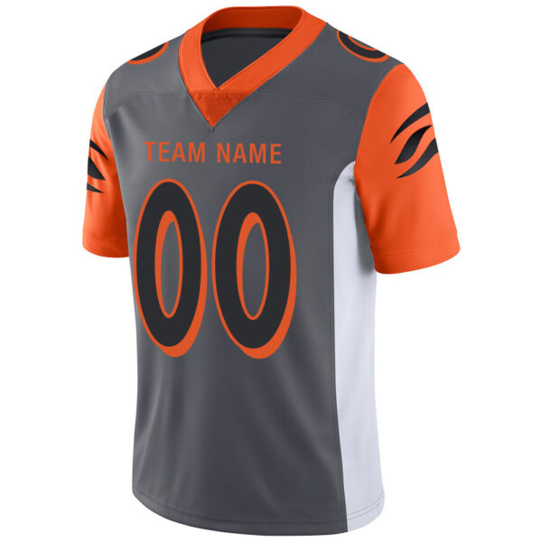 Custom C.Bengal Stitched American Football Jerseys Personalize Birthday Gifts Grey Jersey - Image 4