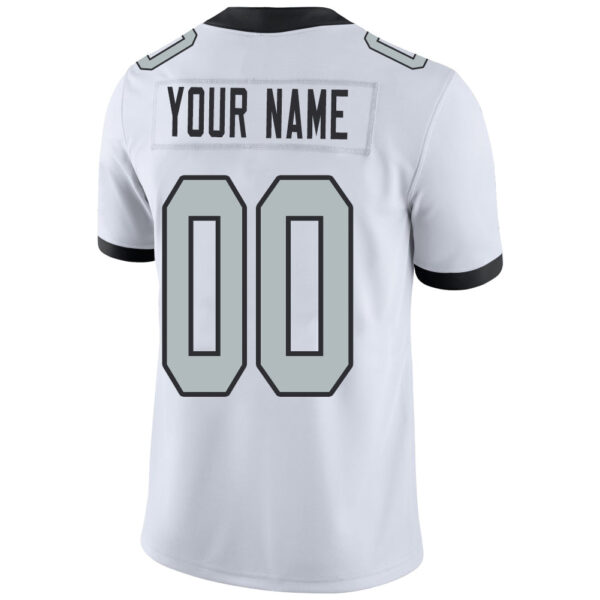 Custom LV.Raiders Stitched American Football Jerseys Personalize Birthday Gifts White Jersey - Image 3