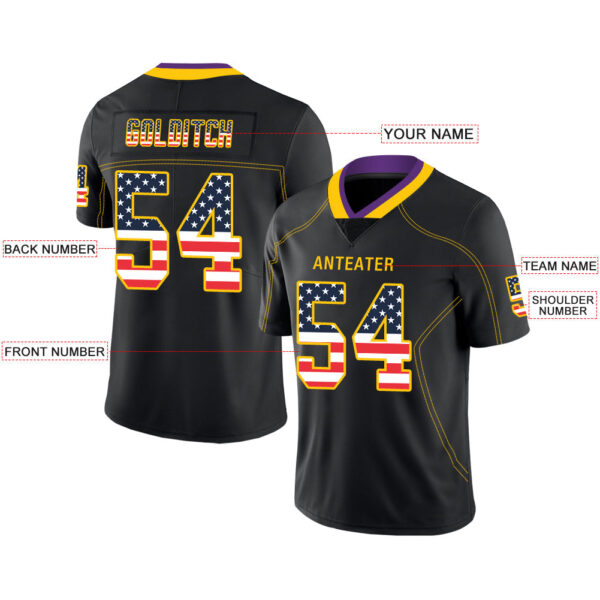 Custom MN.Vikings Stitched American Football Jerseys Personalize Birthday Gifts Black Jersey - Image 2