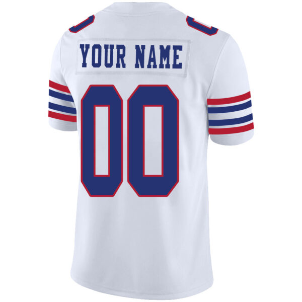 Custom B.Bills Stitched American Jerseys Personalize Birthday Gifts White Football Jerseys - Image 3