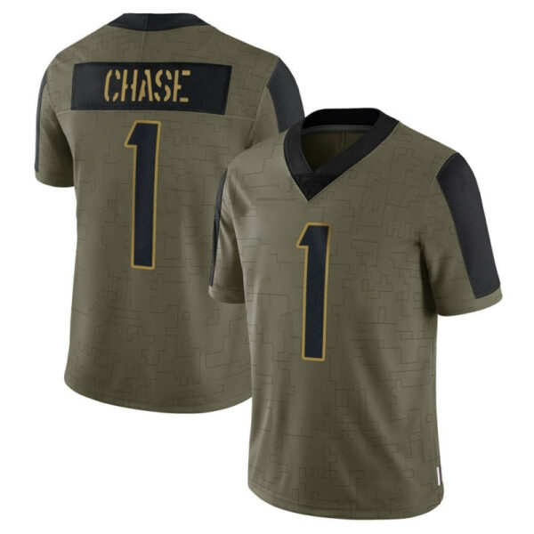 Men's #1 Ja'Marr Chase C.Bengal Limited Stitched Jerseys Football - Image 5