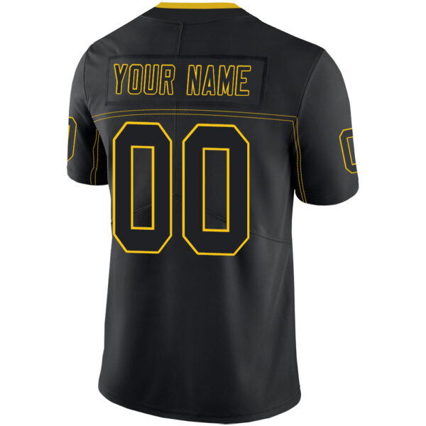 Custom P.Steelers Stitched American Football Jerseys Personalize Birthday Gifts Black Jersey - Image 3