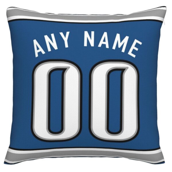 Custom D.Lions Pillow Decorative Throw Pillow Case - Print Personalized Football Team Fans Name & Number Birthday Gift Football Pillows - Image 3