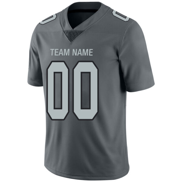 Custom LV.Raiders  Stitched American Football Jerseys Personalize Birthday Gifts Grey Jersey - Image 5