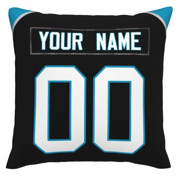 Custom C.Panthers Pillow Football Team Decorative Throw Pillow Case Print Personalized Football Style Fans Letters & Number Birthday Gift Football Pillows - Image 2