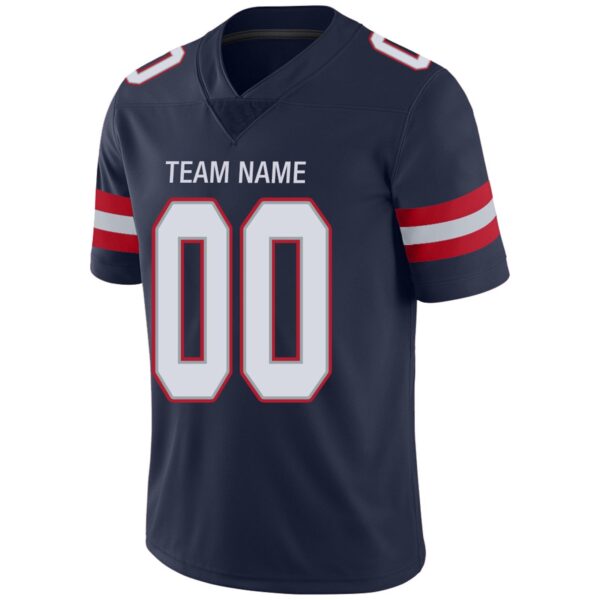 Custom NE.Patriots Football Jerseys Team Player or Personalized Design Your Own Name for Men's Women's Youth Jerseys Navy - Image 7