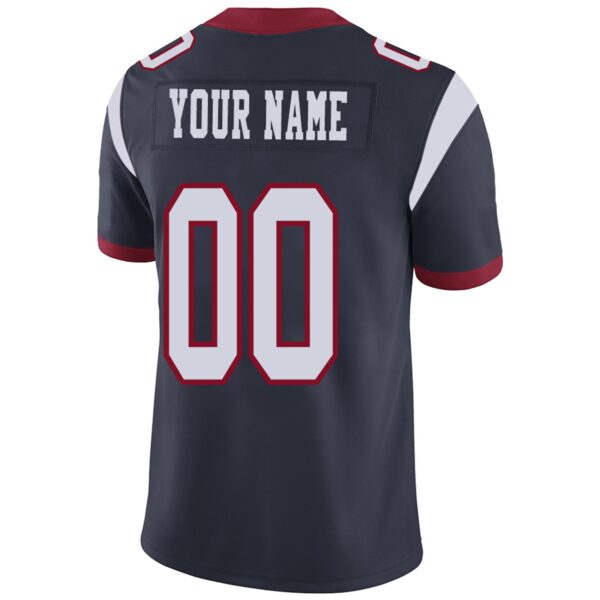 Custom H.Texans Football Jerseys Team Player or Personalized Design Your Own Name for Men's Women's Youth Jerseys Navy - Image 6