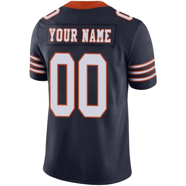 Custom C.Bears Football Jerseys Team Player or Personalized Design Your Own Name for Men's Women's Youth Jerseys Navy - Image 6