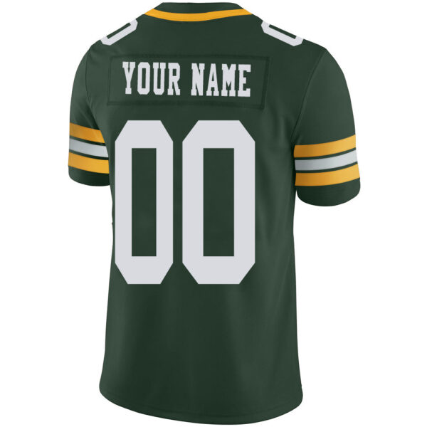 Custom GB.Packers Stitched American Football Jerseys Personalize Birthday Gifts Green Jersey - Image 3