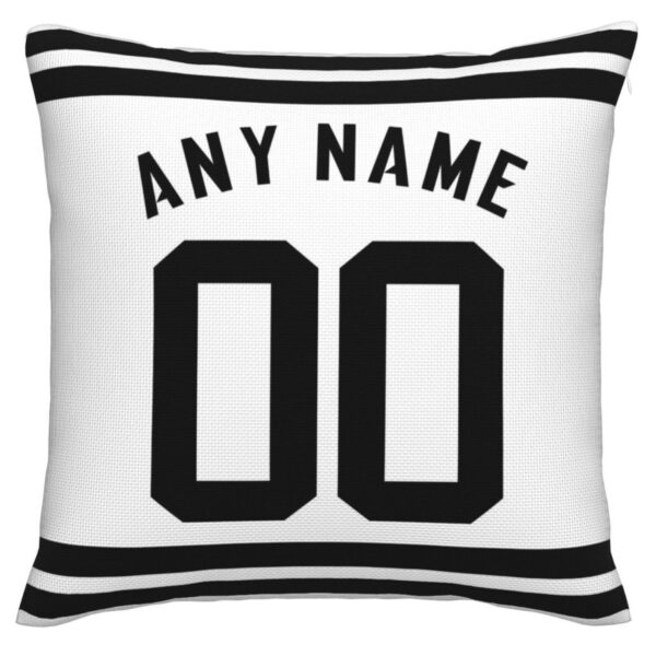 Custom J.Jaguars Pillow Decorative Throw Pillow Case - Print Personalized Football Team Fans Name & Number Birthday Gift Football Pillows - Image 2