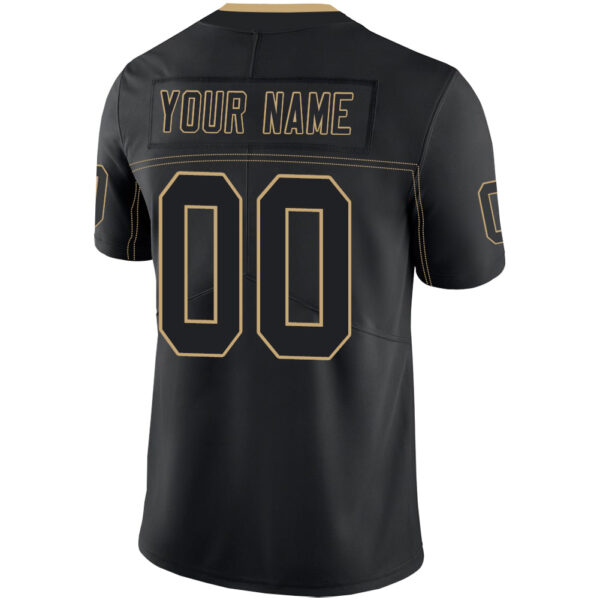 Custom NY.Giants Stitched American Football Jerseys Personalize Birthday Gifts Black Jersey - Image 3