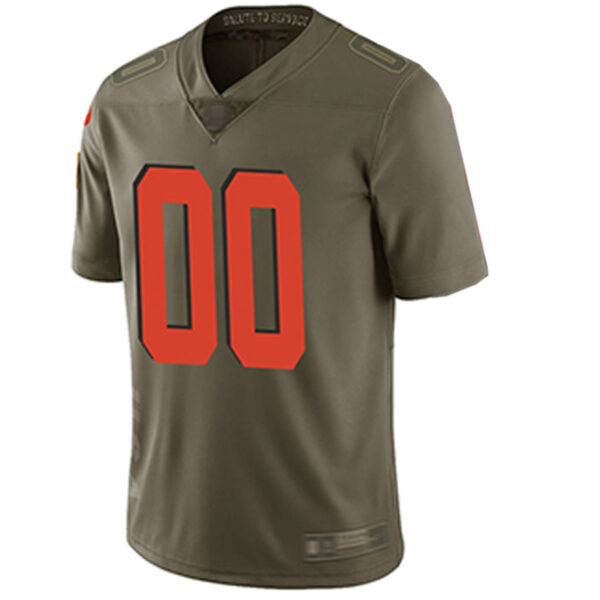 Custom C.Brown Football Jersey Stitched American Football Jerseys - Image 4