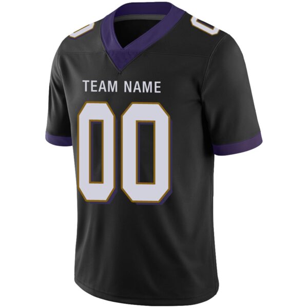 Custom B.Ravens Football JerseyS Team Player or Personalized Design Your Own Name for Men's Women's Youth Jerseys Purple - Image 8