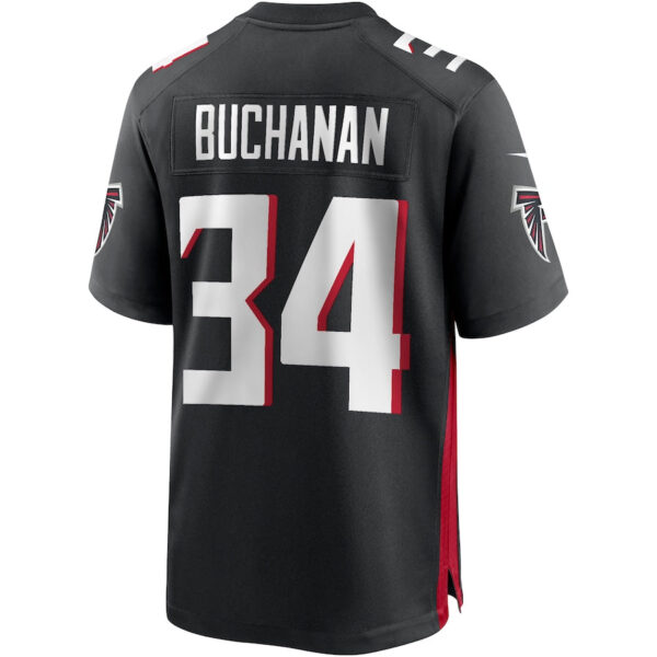 A.Falcons #34  Ray Buchanan Black Game Retired Player Jersey Stitched American Football Jerseys - Image 2