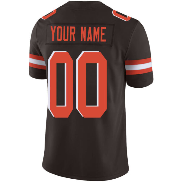 Custom C.Brown Stitched American Jerseys Personalize Birthday Gifts Brown Football Jerseys - Image 3