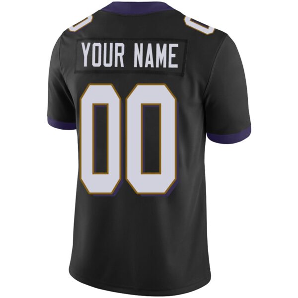 Custom B.Ravens Football JerseyS Team Player or Personalized Design Your Own Name for Men's Women's Youth Jerseys Purple - Image 7