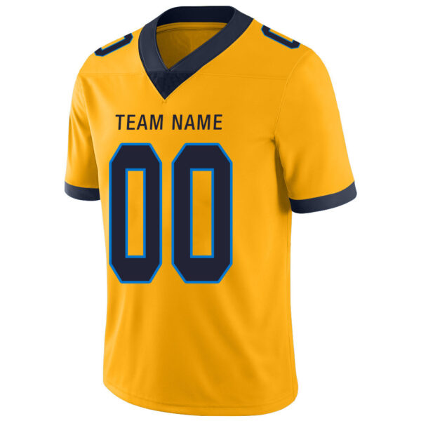 Custom LA.Chargers Stitched American Football Jerseys Personalize Birthday Gifts Gold Jersey - Image 4