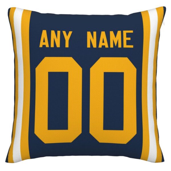 Custom GB.Packers Pillow Decorative Throw Pillow Case - Print Personalized Football Team Fans Name & Number Birthday Gift Football Pillows - Image 2