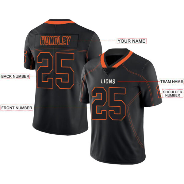 Custom C.Bengal Stitched American Football Jerseys Personalize Birthday Gifts Black Jersey - Image 2