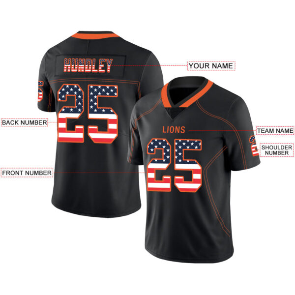 Custom C.Bengal Stitched American Football Jerseys Personalize Birthday Gifts Black Jersey - Image 2