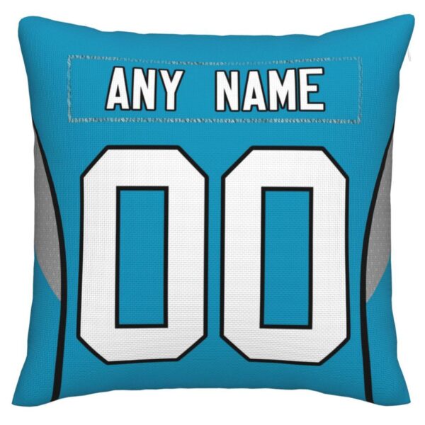 Custom C.Panthers Pillow Football Team Decorative Throw Pillow Case Print Personalized Football Style Fans Letters & Number Birthday Gift Football Pillows - Image 3