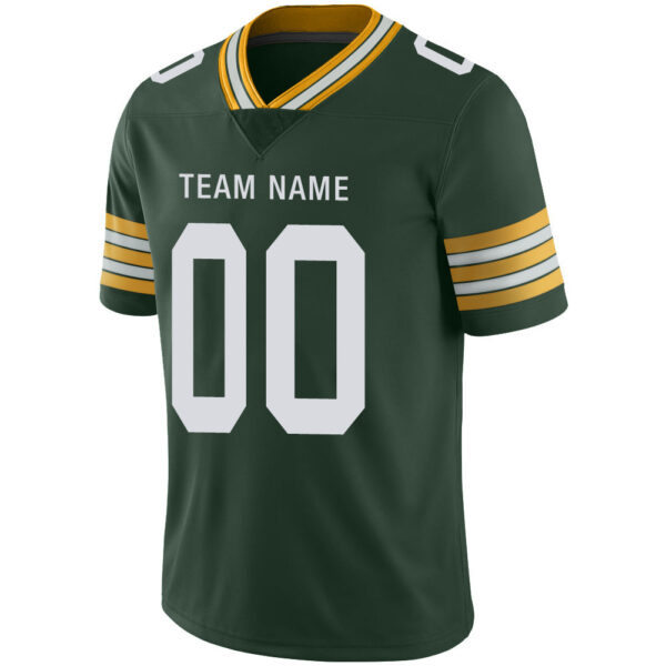 Custom GB.Packers Stitched American Football Jerseys Personalize Birthday Gifts Green Jersey - Image 4