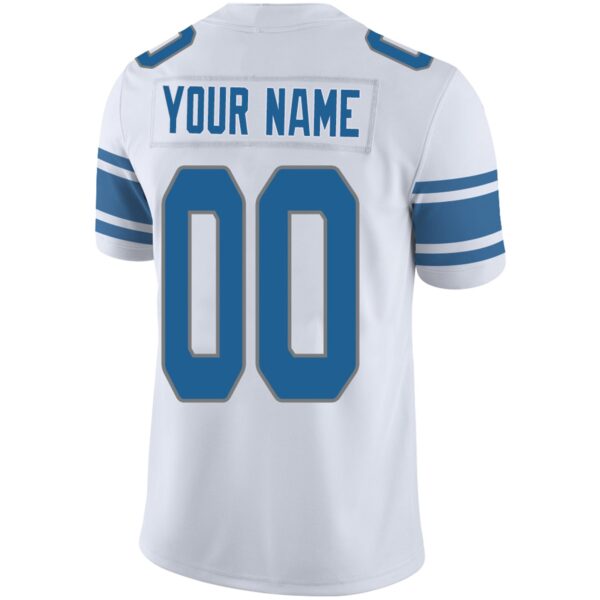 Custom D.Lions Football Jersey Team Player or Personalized Design Your Own Name for Men's Women's Youth Jerseys Blue - Image 11