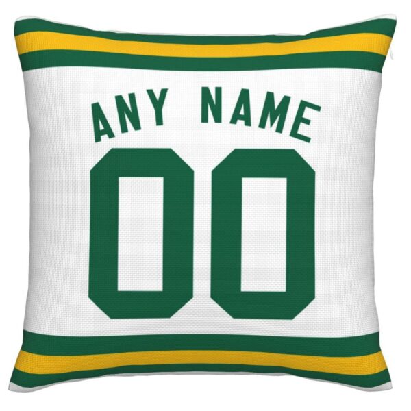 Custom GB.Packers Pillow Decorative Throw Pillow Case - Print Personalized Football Team Fans Name & Number Birthday Gift Football Pillows