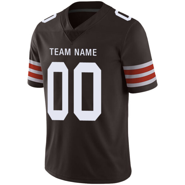 Custom C.Brown Stitched American Jerseys Personalize Birthday Gifts Brown Jersey Football - Image 4