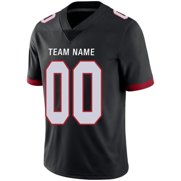 Custom A.Falcons Team Player or Personalized Design Your Own Name for Men's Women's Youth Jerseys Red Football Jerseys - Image 7