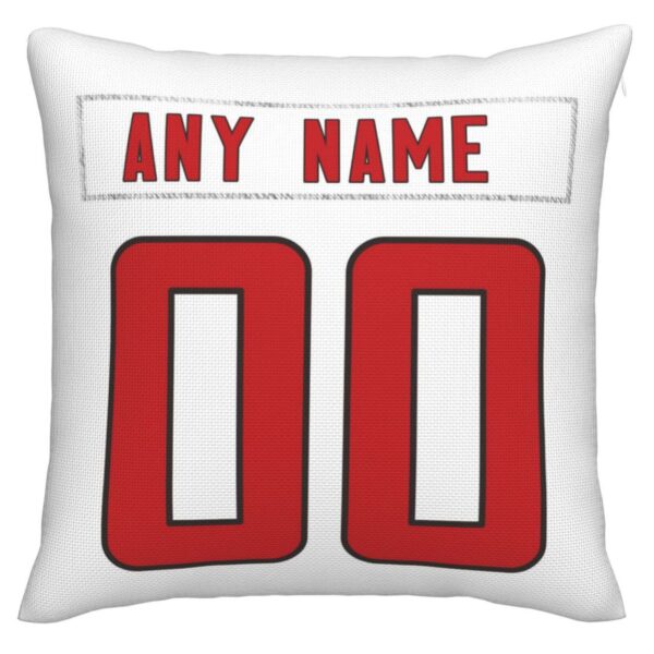 Custom A.Falcons Pillow Decorative Throw Pillow Case - Print Personalized Football Team Fans Name & Number Birthday Gift Football Pillows - Image 3