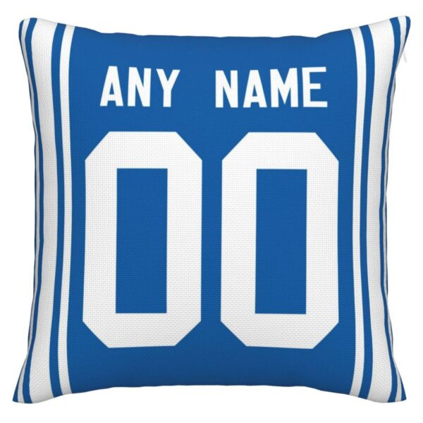 Custom NY.Giants Pillow Decorative Throw Pillow Case - Print Personalized Football Team Fans Name & Number Birthday Gift Football Pillows - Image 3