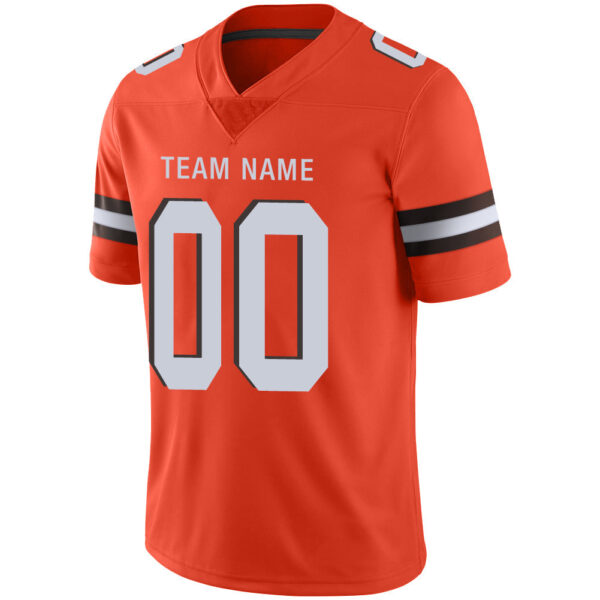 Custom C.Brown Stitched American Football Jerseys Personalize Birthday Gifts Orange Jersey - Image 3