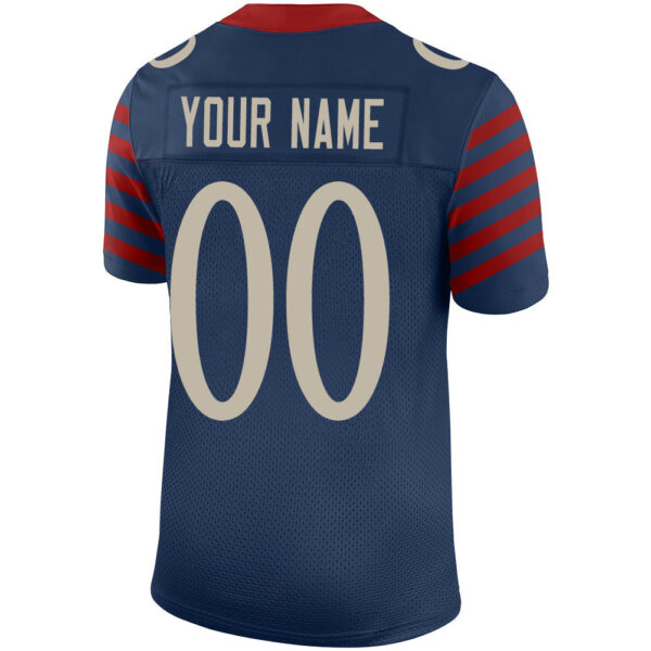 Custom NE.Patriots Stitched American Football Jerseys Personalize Birthday Gifts Navy Jersey - Image 3