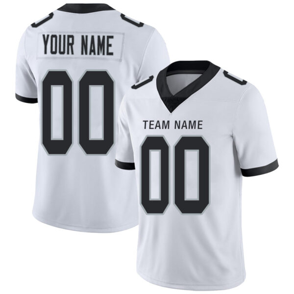 Custom LV.Raiders Stitched American Football Jerseys Personalize Birthday Gifts White Jersey