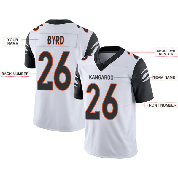 Custom C.Bengal Stitched American Football Jerseys Personalize Birthday Gifts White Jersey - Image 2