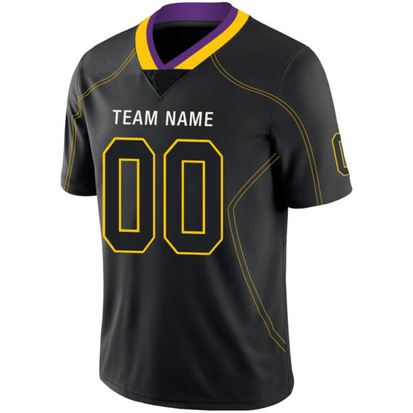 Custom MN.Vikings Stitched American Football Jerseys Personalize Birthday Gifts Black Jersey - Image 4