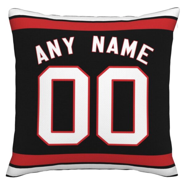 Custom A.Falcons Pillow Decorative Throw Pillow Case - Print Personalized Football Team Fans Name & Number Birthday Gift Football Pillows