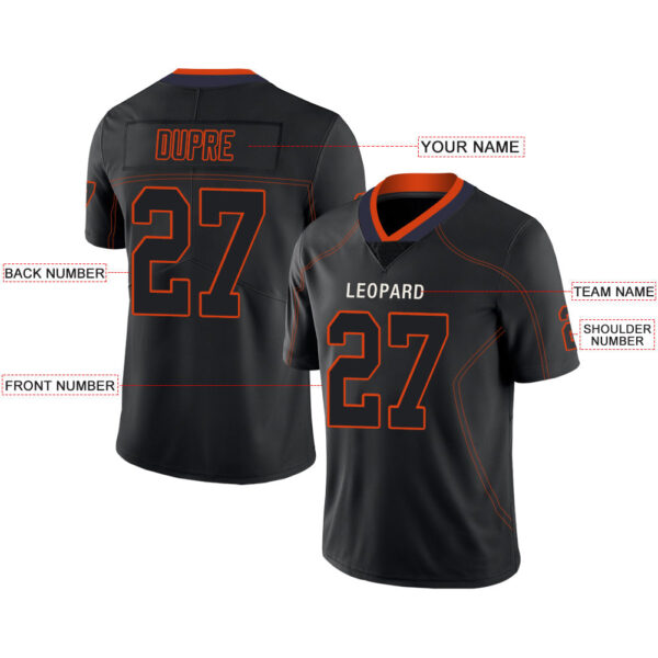 Custom D.Broncos Stitched American Football Jerseys Personalize Birthday Gifts Black Jersey - Image 2