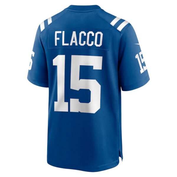 IN. Colts #15 Joe Flacco Royal Vapor Limited Player Jersey Football Stitched American Jerseys