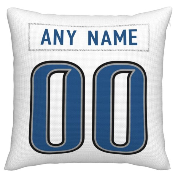 Custom D.Lions Pillow Decorative Throw Pillow Case - Print Personalized Football Team Fans Name & Number Birthday Gift Football Pillows