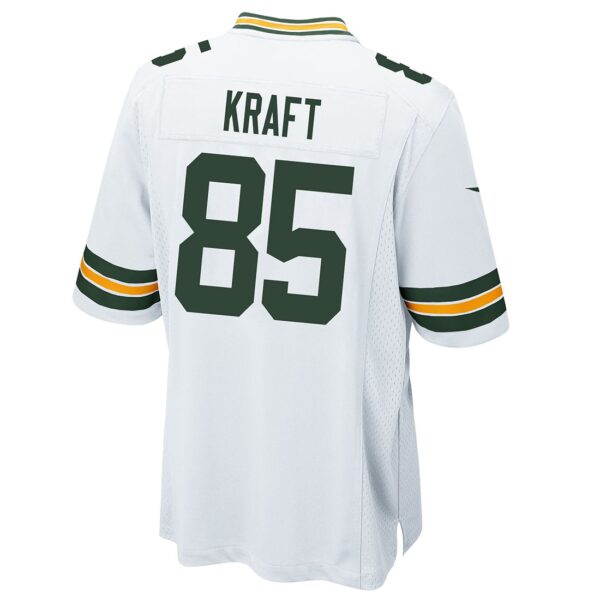 GB.Packers #85 Tucker Kraft White Game American Football Stitched Jersey