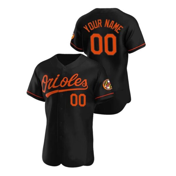 Baseball Jerseys Custom Baltimore Orioles Baseball Game Black Stitched Jerseys
