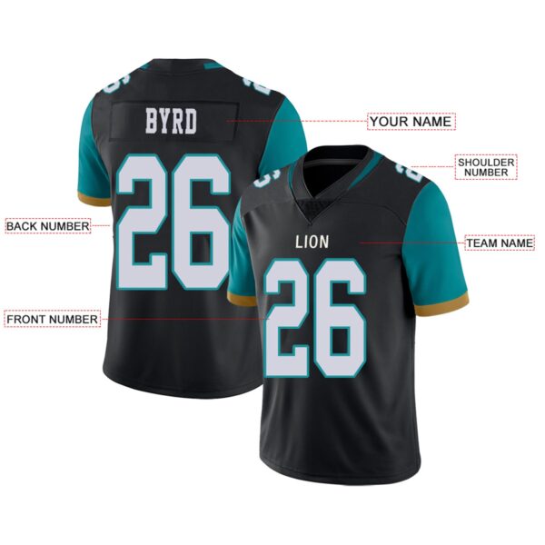 Custom J.Jaguars Football Jerseys Team Player or Personalized Design Your Own Name for Men's Women's Youth Jerseys Teal - Image 9