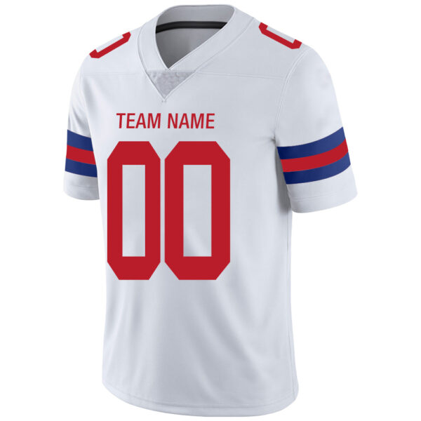 Custom NE.Patriots Stitched American Football Jerseys Personalize Birthday Gifts White Jersey - Image 4