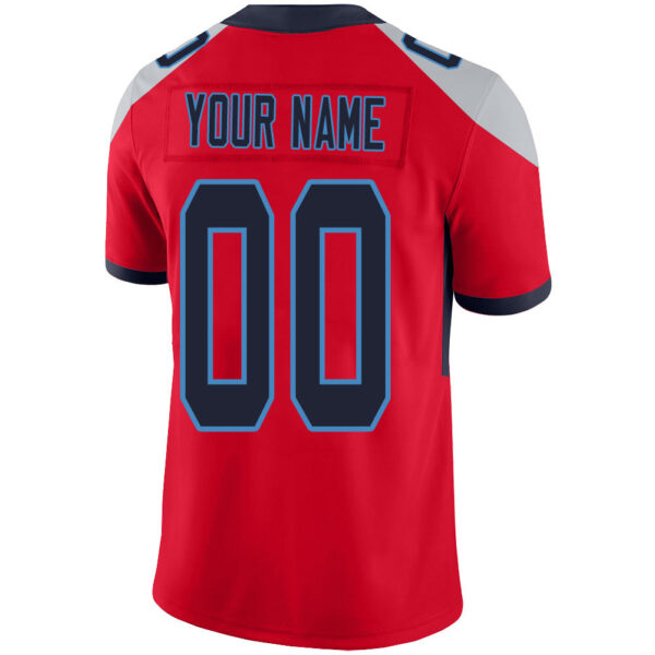 Custom T.Titans Stitched American Football Jerseys Personalize Birthday Gifts Red Jersey - Image 3