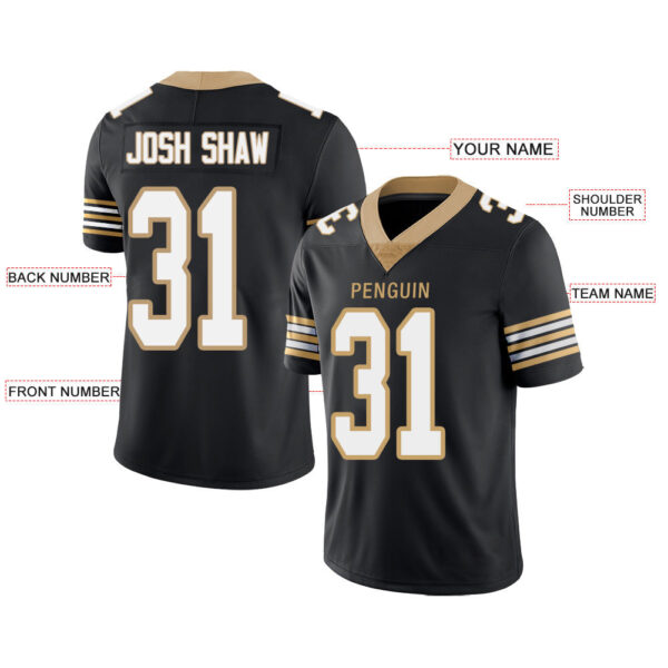 Custom NY.Giants Stitched American Football Jerseys Personalize Birthday Gifts Black Jersey - Image 2