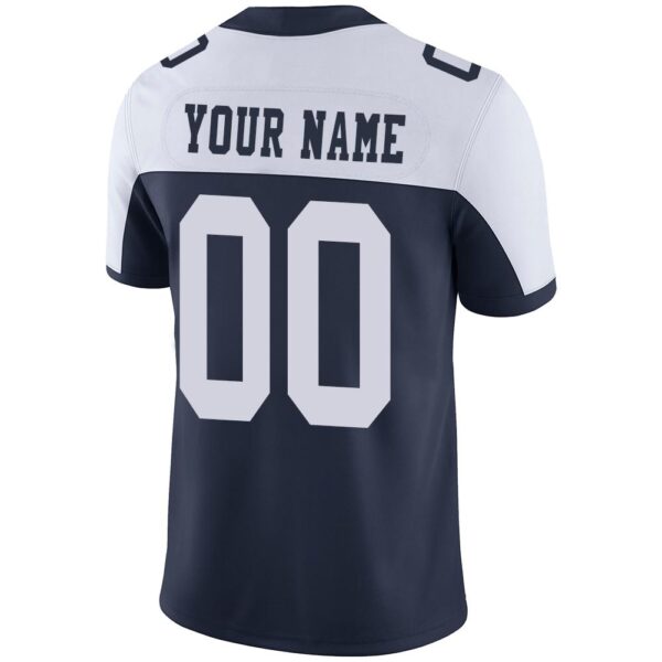 Custom D.Cowboys American Men's Youth And Women Stitched Navy Football Jerseys Personalize Birthday Gifts Jerseys - Image 3