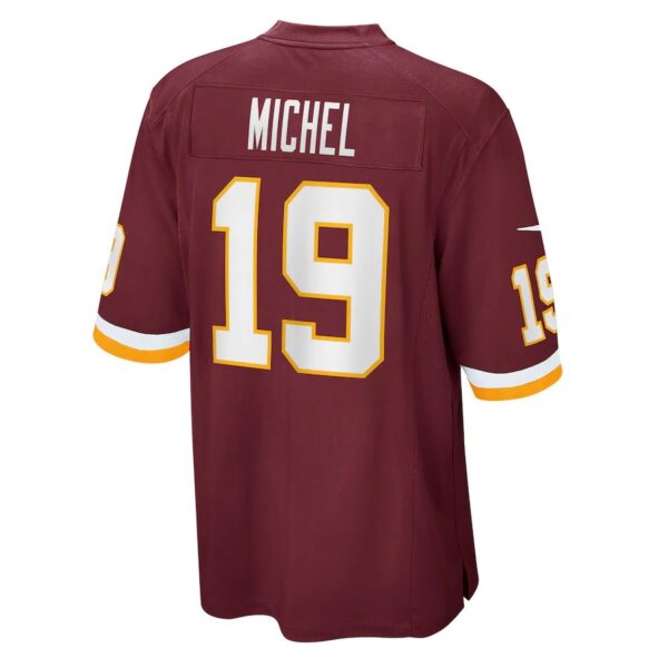 W.Football Team #19 Marken Michel Burgundy Game Jersey Stitched American Football Jerseys